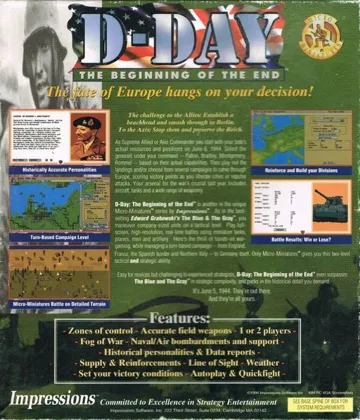 D-Day - The Beginning of the End_Disk2 box cover back